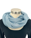20105 PLEATED METALLIC SPECIAL OCCASSION WRAP BLUE