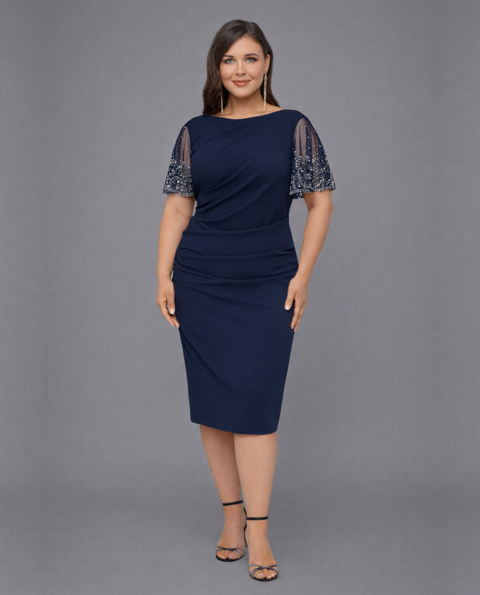 BETSY ADAM WOMEN'S CREPE DRESS BETSY ADAM WOMEN'S CREPE DRESS