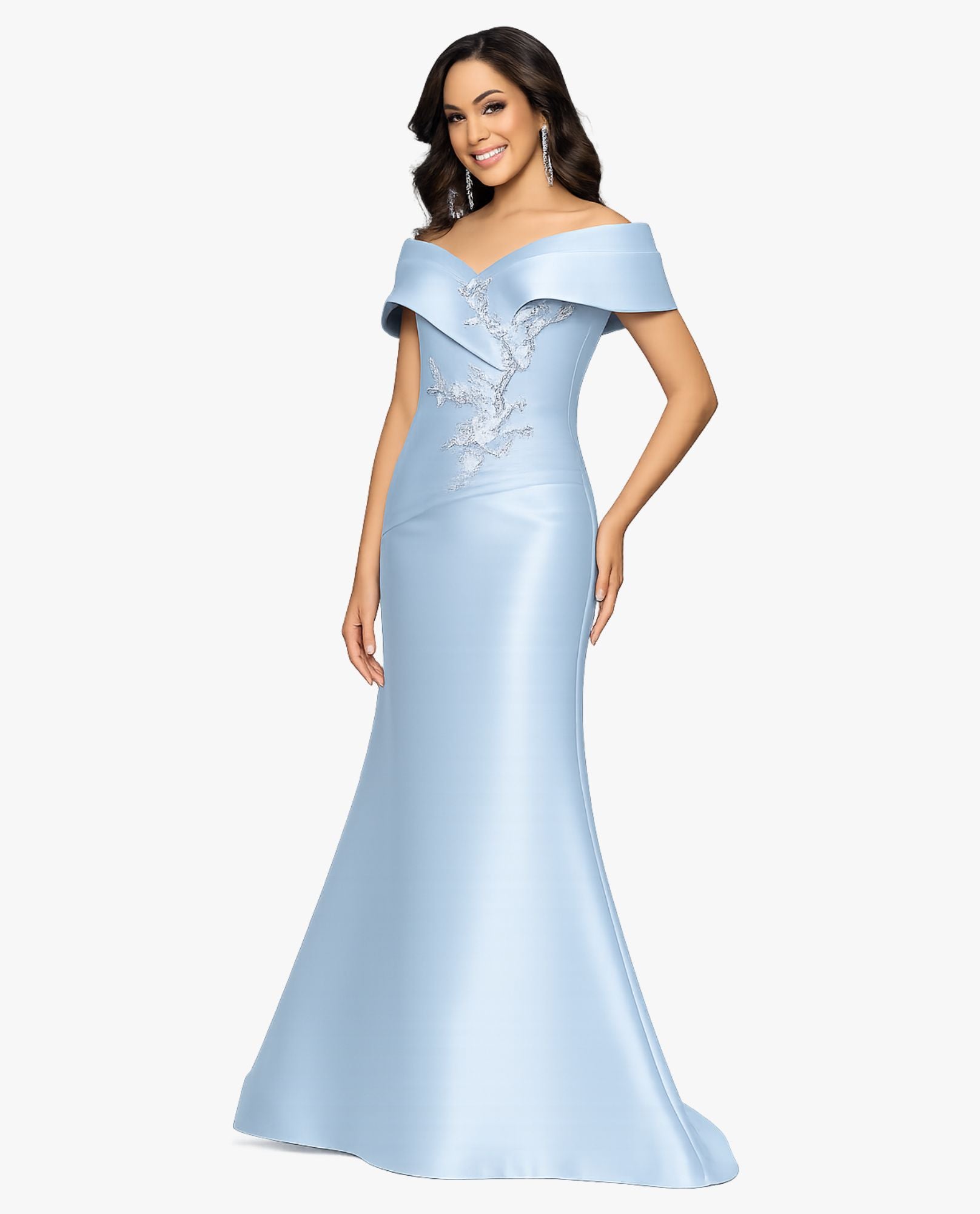 betsy and adam off the shoulder dress MIKADO GOWN Size Up For This Designer:6X/7 $598 NWT BLACK/GOLD JOVANI or as a sophisticated wedding vietnamese dress