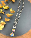Rachel Marie Designs Chunky Chain Necklace A/B Growing Crystal