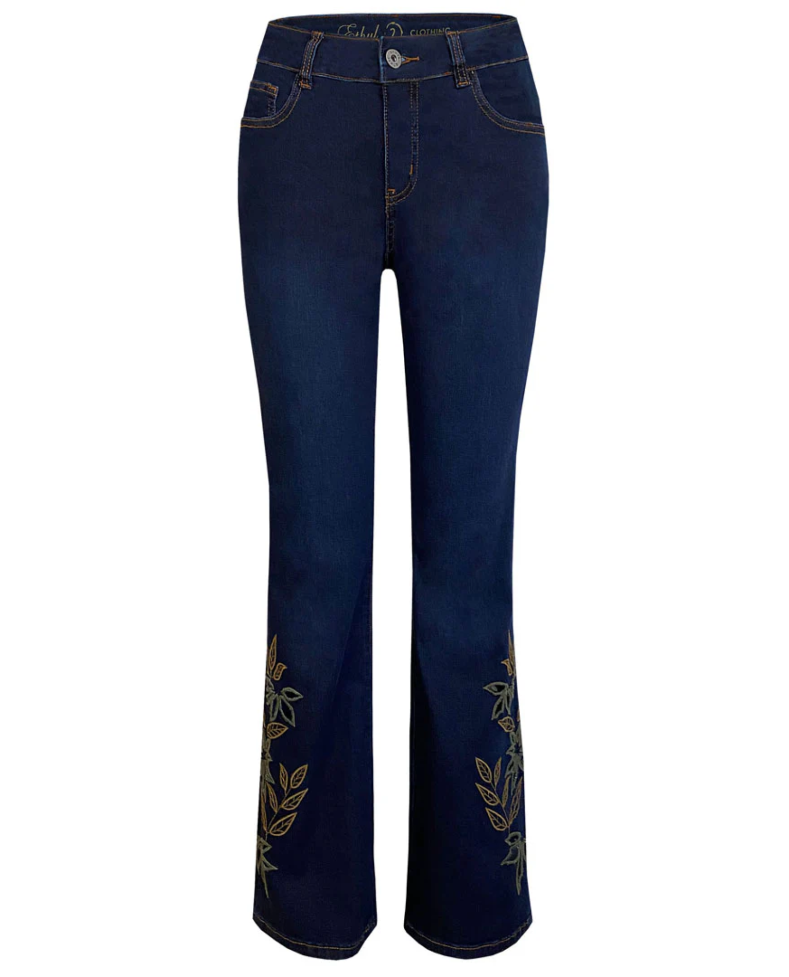 たまこちゃん 00s rebuild boots cut pants ETHYL BOOT CUT JEAN W/ EMBROIDERY | Missy Embroidered Boot Cut Jean