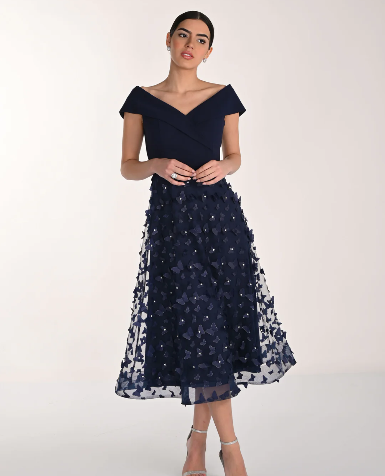 white christmas dresses Frank Lyman Dress Style 189457 4 / Black
