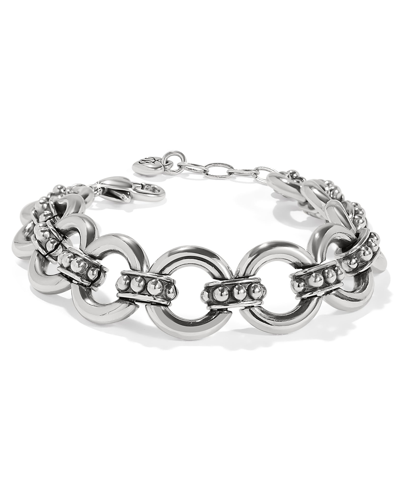 BRIGHTON JF0179 PRETTY TOUGH STUD LINK BRACELET | Brighton Jewelry