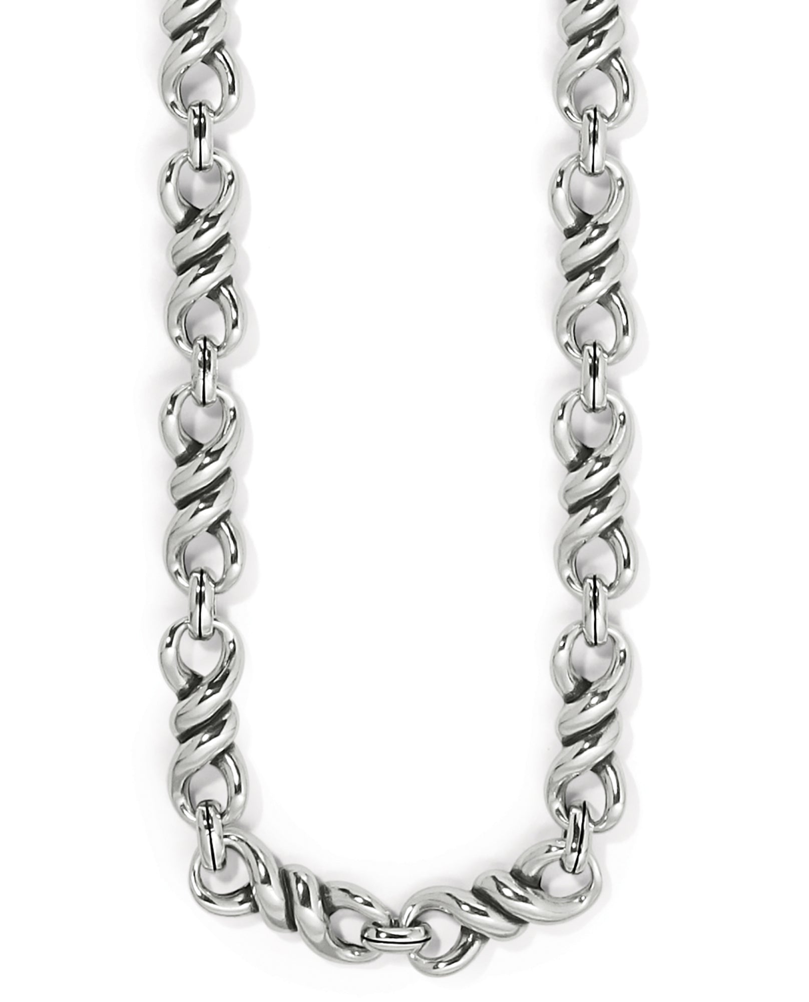 BRIGHTON JM7414 INTERLOK TWIST COLLAR NECKLACE BRIGHTON JM7414 INTERLOK TWIST COLLAR NECKLACE