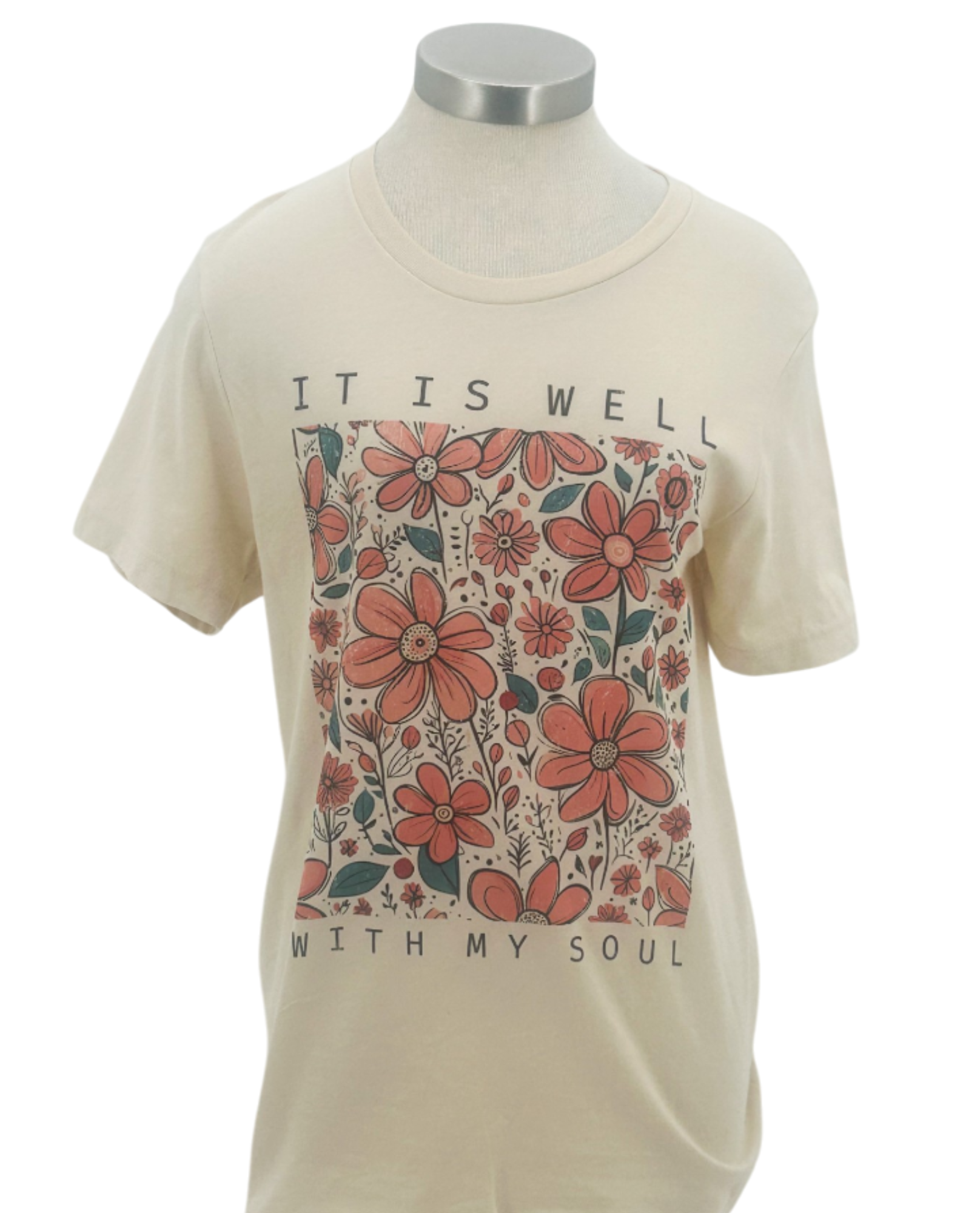 Rebel Rose - Be Still and Know Boho Cross Graphic Tee main image 0