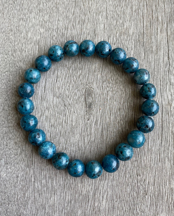 Stackable Stretch Stone Beaded Bracelet TEAL