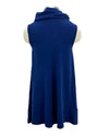 ARYEH TPW-Y-351 SLEEVELESS COWL KNIT TOP NAVY
