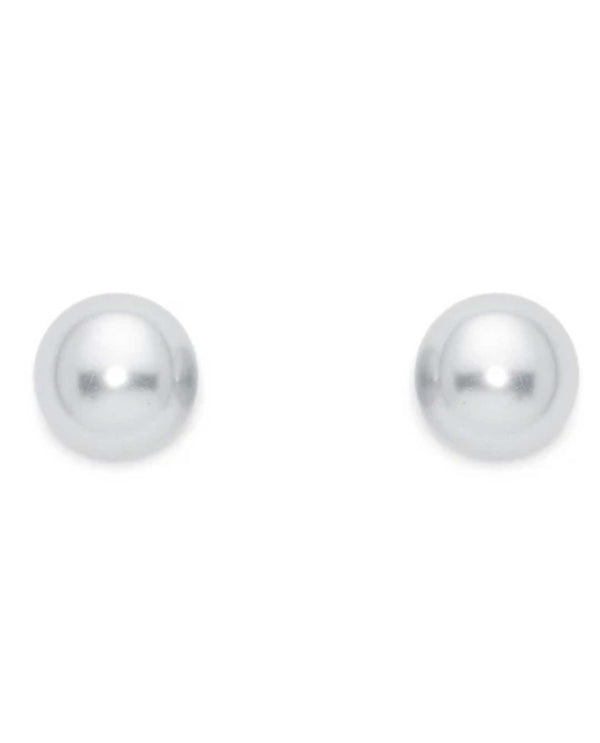 David Tutera 12474 10mm Light Grey Sydney Pearl Stud Earrings