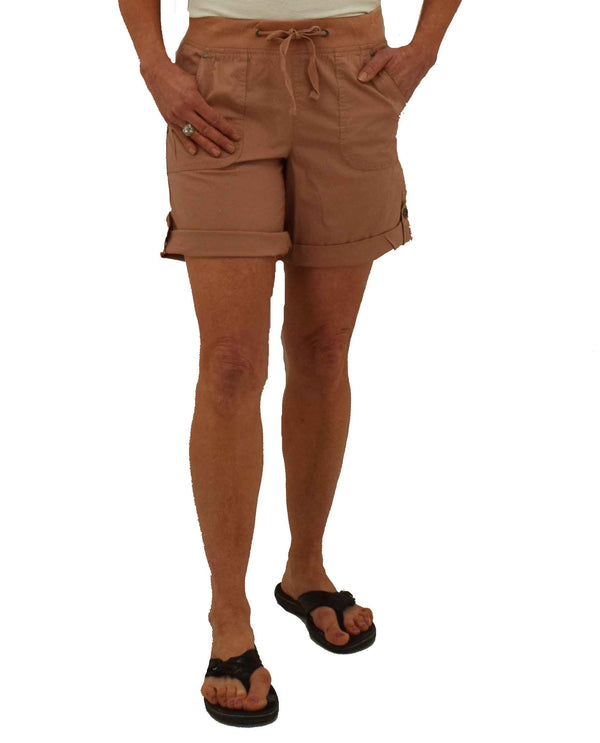 Dash Clothing DA2140 Margarita Bermuda Shorts blush pink Bermuda shorts for women