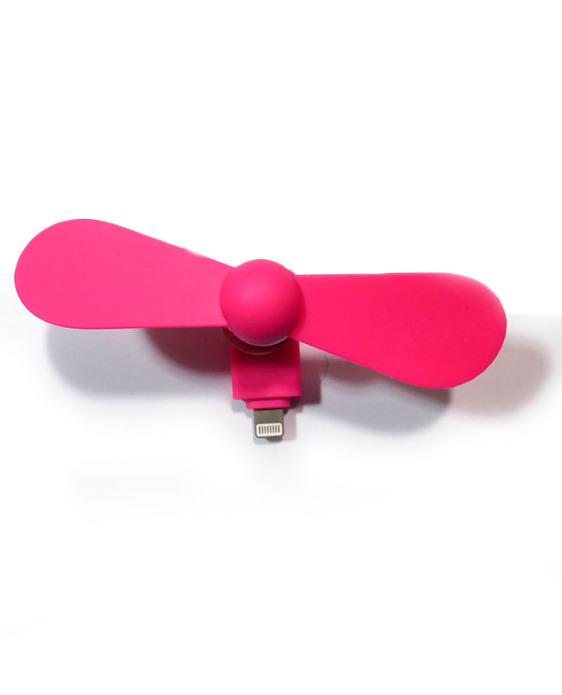 Mini Phone Fan pink mini phone fan that clips right to your phone