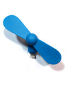 Mini Phone Fan blue mini phone fan that clips right to your phone