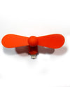 Mini Phone Fan orange mini phone fan that clips right to your phone