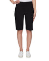 Ruby Rd. 92393 Petite Pull On Tech Shorts Black