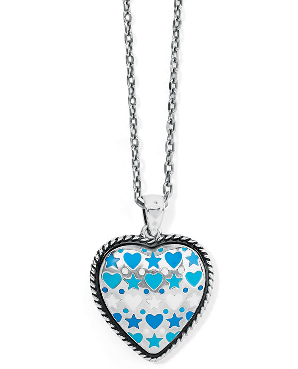 Brighton JM7053 Amore Shades Multi Heart Necklace