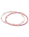 2 Stack Essentials Bracelet BESSEN Pink