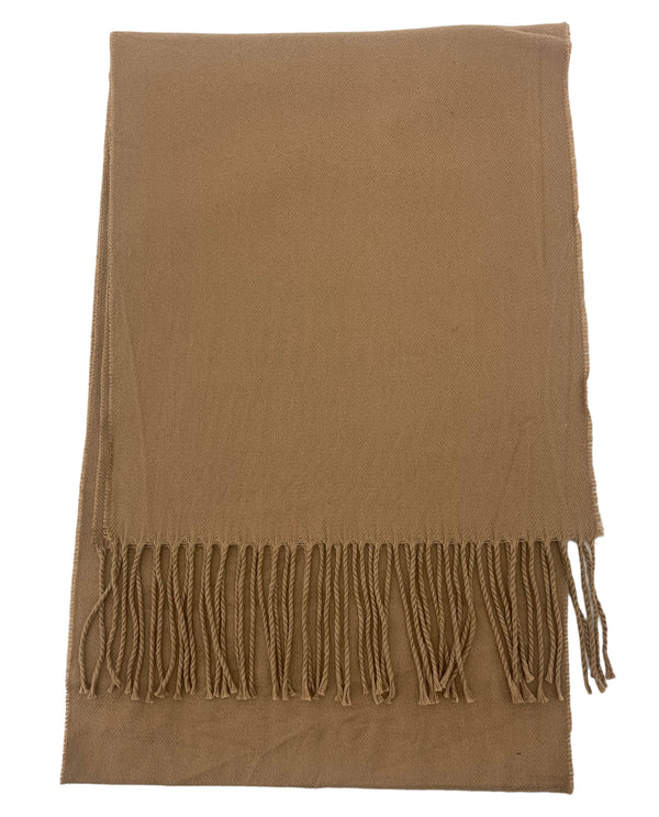 Cashmere Feel Scarf 19-01,08,12,16,3303 Camel