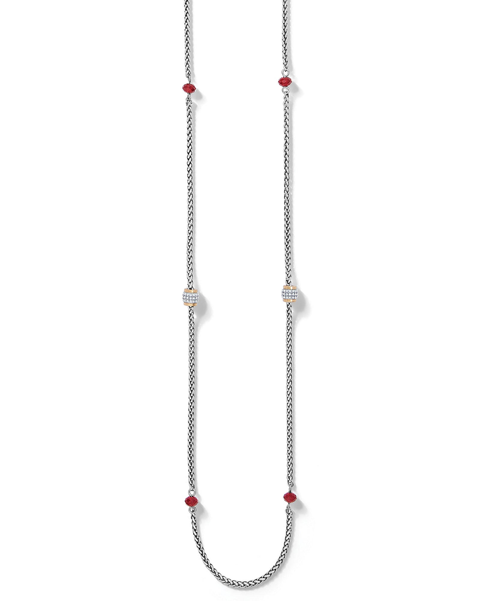 Brighton JM7316 Meridian 2 Tone Long Necklace Brighton Jewelry The