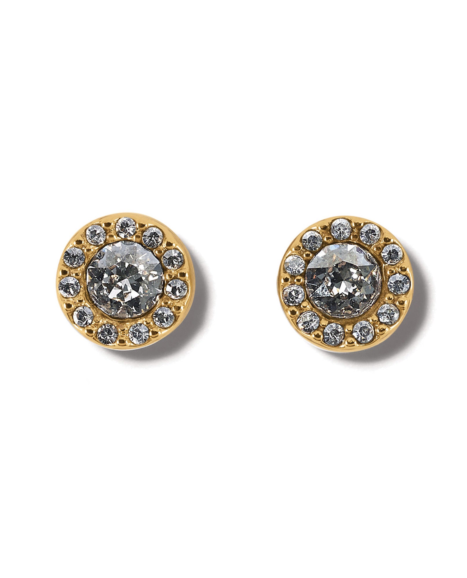Illumina Solitaire Post Earrings, Gold main image 0