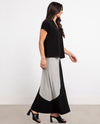 Sympli 2683CB Color Block A-Line Skirt BERMUDA SAND