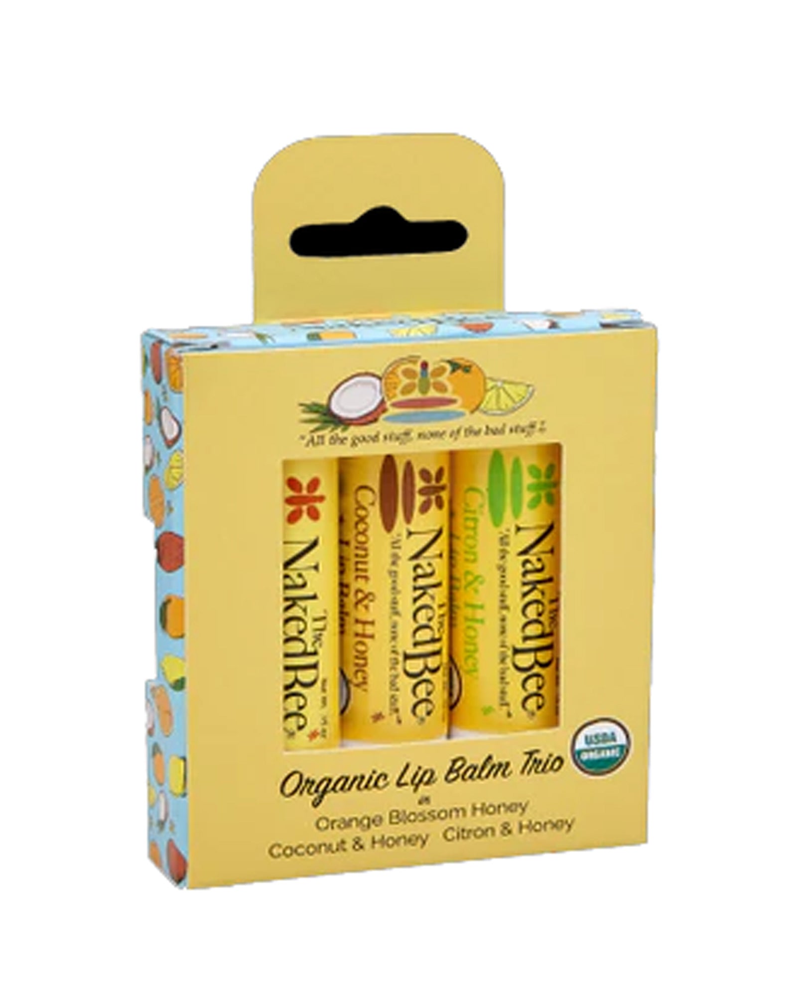 NAKED BEE NBLB-GS ORGANIC LIP BALM TRIO – The Clothing Cove
