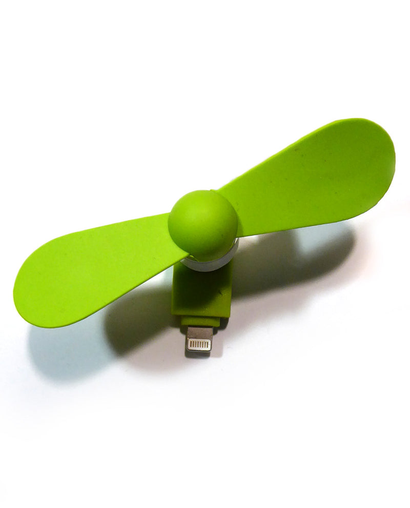 Mini Phone Fan lime mini phone fan that clips right to your phone