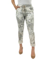 MADE IN ITALY 6770 PRINT PANT BEIGE