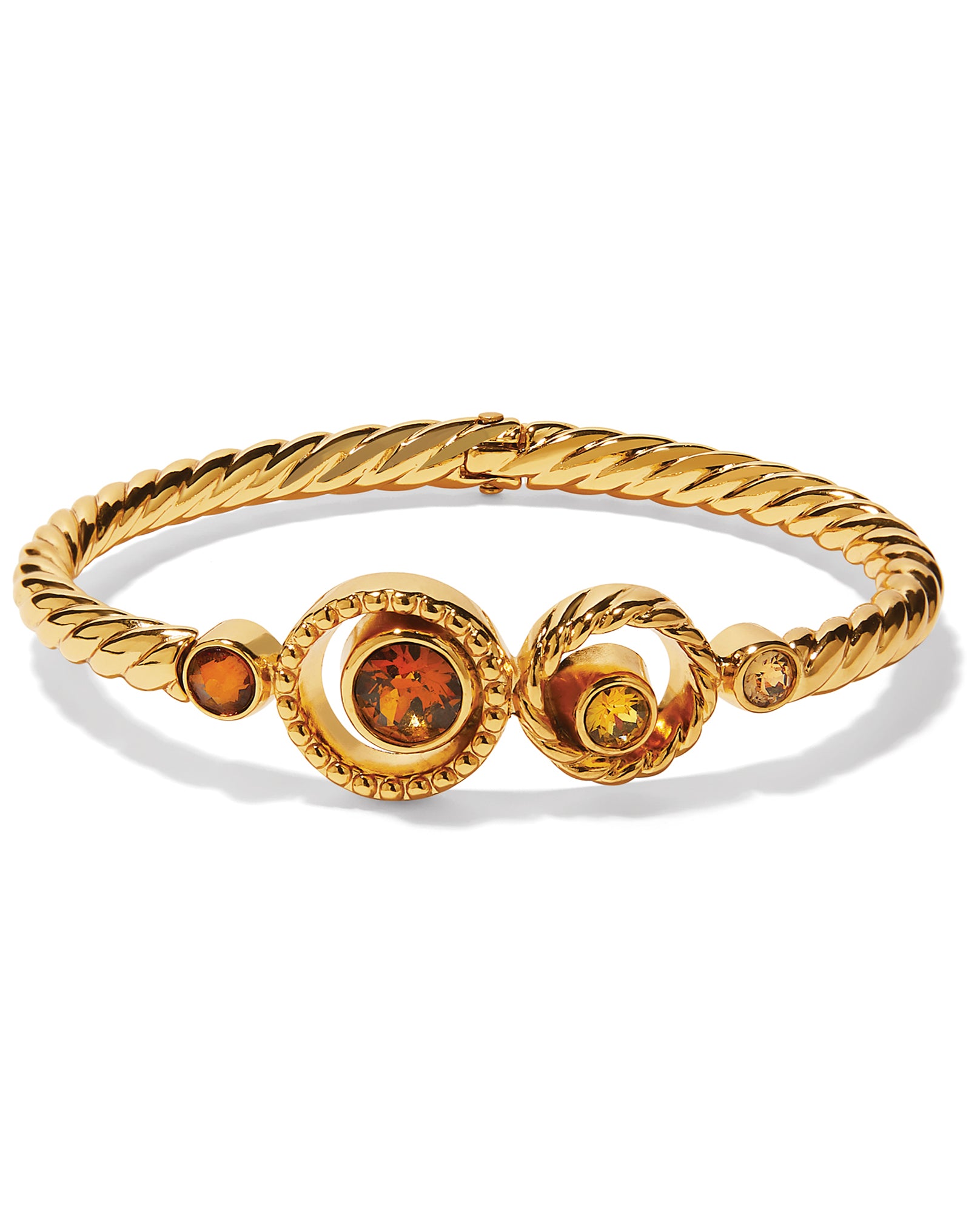 Halo Hinged Bangle main image 0