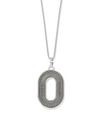 BRIGHTON JM7597 FERRARA SIENA SIL OVAL NECKLACE