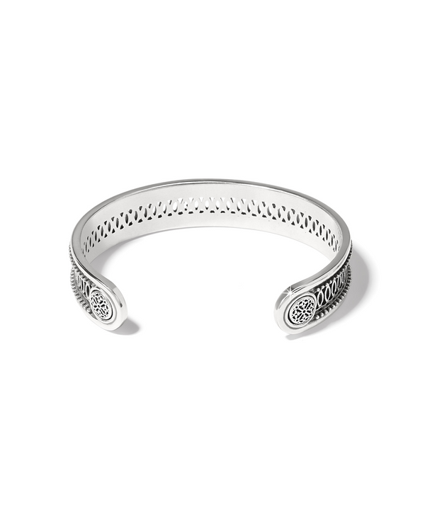 BRIGHTON JF0224 FERRARA SIENA SILVER CUFF BRACELET