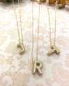 18K GOLD PLATED INITIAL NECKLACE