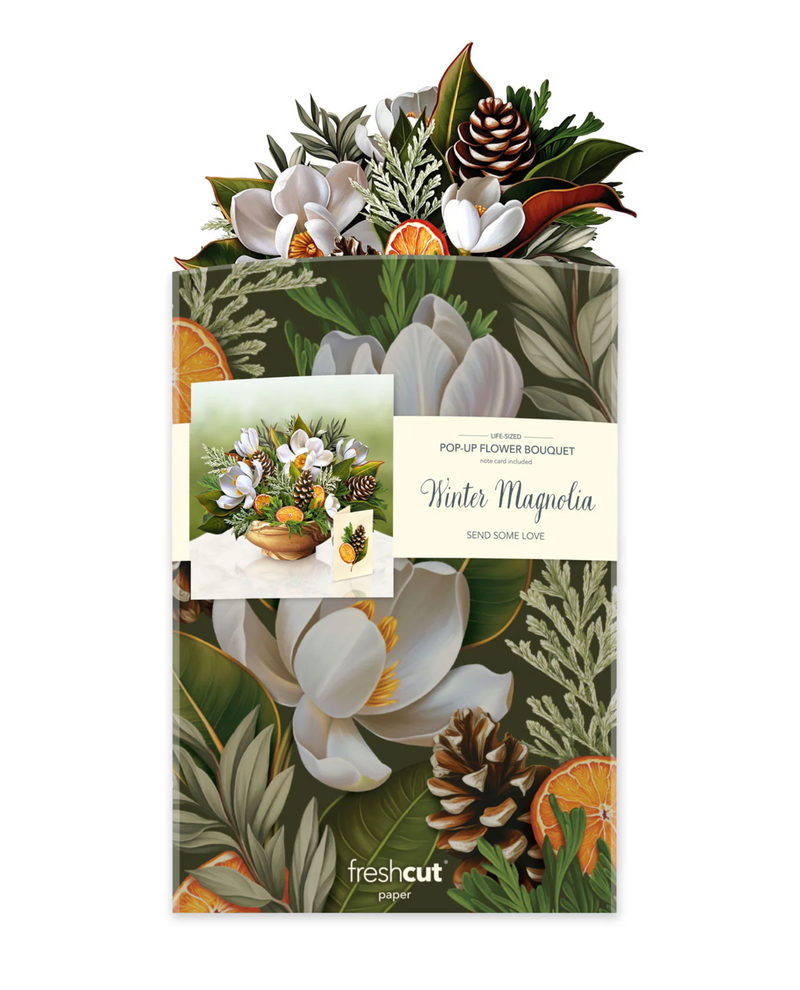 FRESHCUT PAPER 7114 WINTER MAGNOLIA