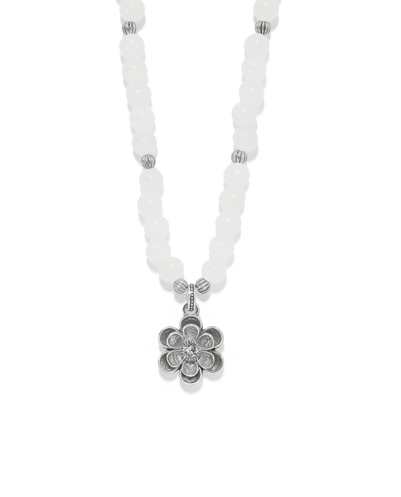 BRIGHTON JM7600 METAL PETAL BEAD NECKLACE