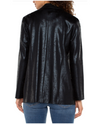 LIVERPOOL LM1210EV12 BOYFRIEND BLAZER BLACK CRACKLE