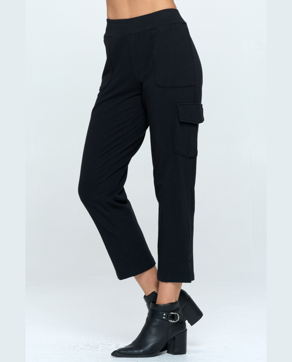 FOCUS FT-4051 ANKLE CARGO PANT black