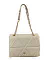 CC004 QUILTED DOUBLE HANDLE BAG OFF-WHITE