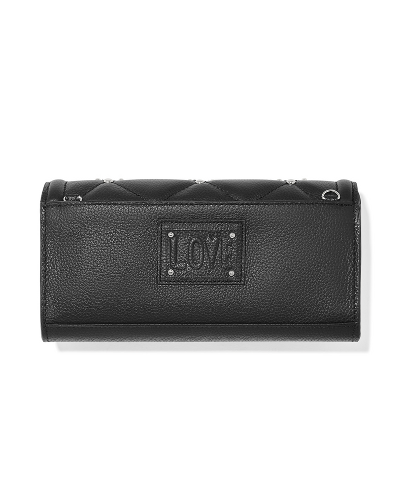 BRIGHTON T35783 BRAVE HEART BLACK LARGE WALLET