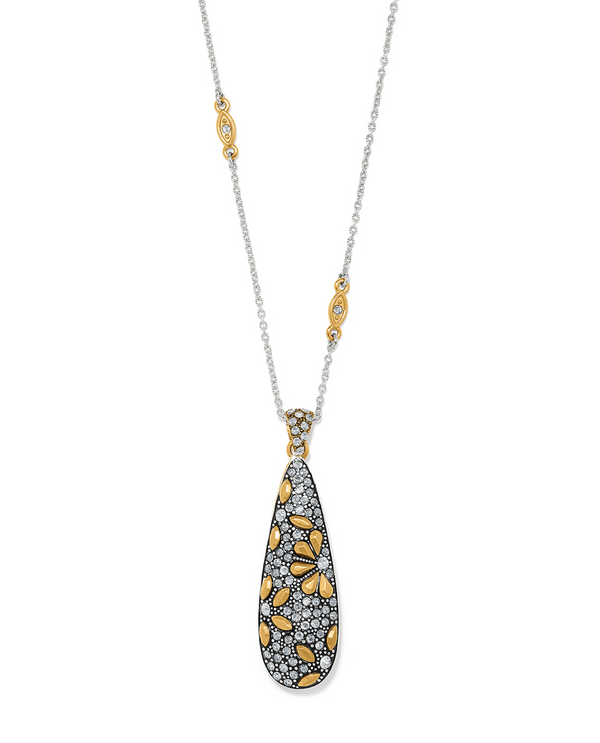 BRIGHTON JM7646 GARDEN OF LOVE GOLD TEARDROP NECKLACE