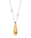 BRIGHTON JM7646 GARDEN OF LOVE GOLD TEARDROP NECKLACE