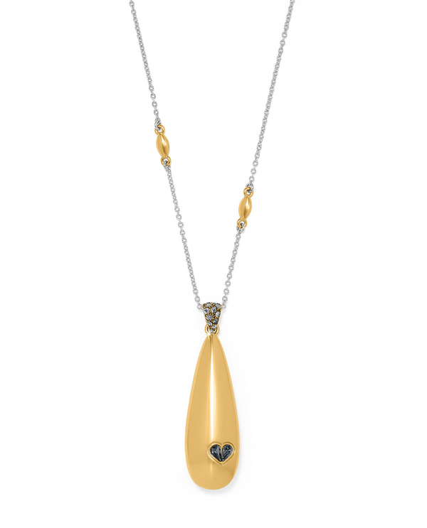 BRIGHTON JM7646 GARDEN OF LOVE GOLD TEARDROP NECKLACE