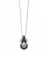 BRIGHTON JM7635 INTERLOK HARMONY BLACK NECKLACE