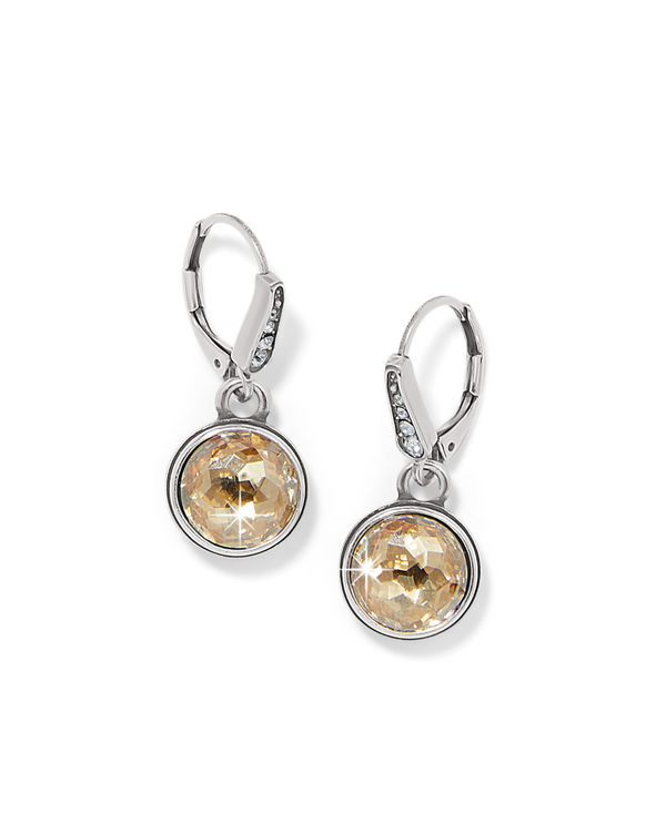 BRIGHTON JA0053 MERIDIAN AURORA GOLDEN-SILVER LEVERBACK EARRING