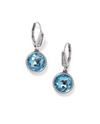 BRIGHTON JA0055 MERIDIAN AURORA AQUA LEVERBACK EARRING