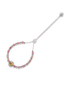 BRIGHTON JF025C MOSIAC 2 TONE PINK BEAD BRACELET