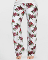 74084-F CHRISTMAS CARDINAL VELVETY PLUSH PJ PANT