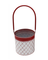 MXF39103 RED & WHITE BUCKET WITH HANDLE