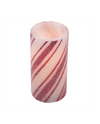 LXS09208T MULTI-STRIPE CANDY CANE PILLAR