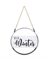 WXF43053 HELLO WINTER WALL HANGER