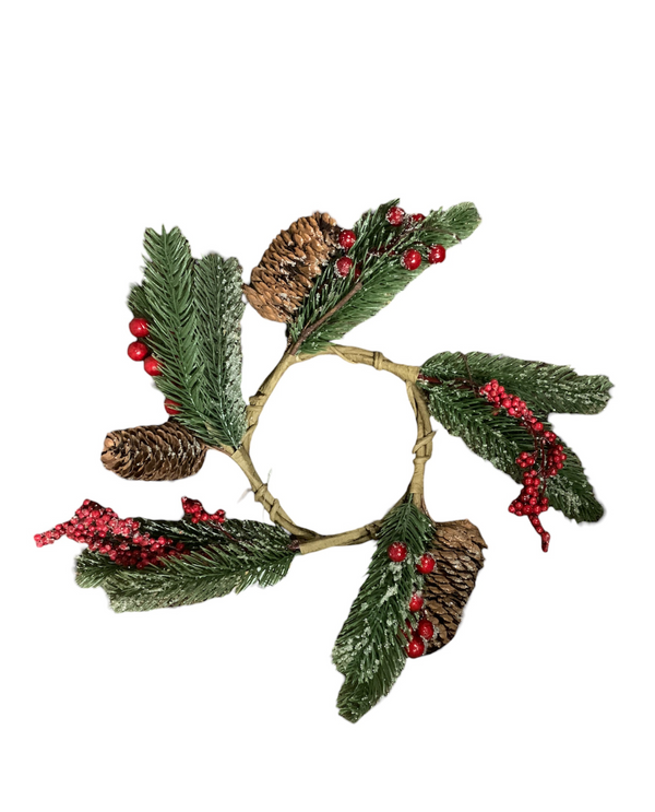 FXQ26723 NORWAY SPRUCE CANDLE RING