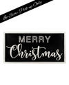 WXF43706 MERRY CHRISTMAS WOODEN SIGN