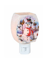 STONY CREEK WINTER SNOWMAN GLITTER NIGHT LIGHT WXM4291